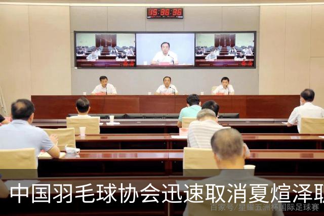 中国羽毛球协会迅速取消夏煊泽职务，主席职位空缺已逾四个月
